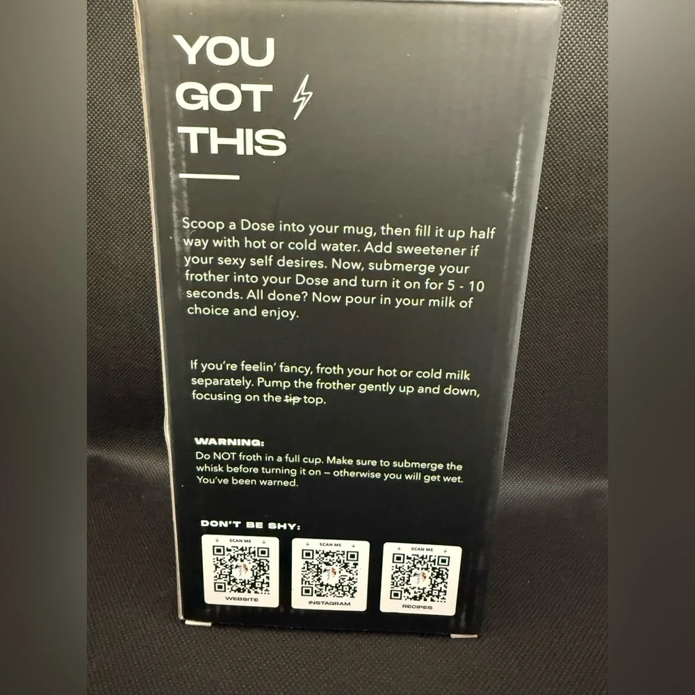 DOSE Frother and Spoon-New, never used - Picture 2 of 2